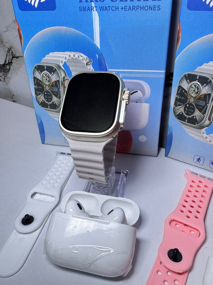 Reloj HR6 Ultra3 + Audífonos Inalámbricos Premium