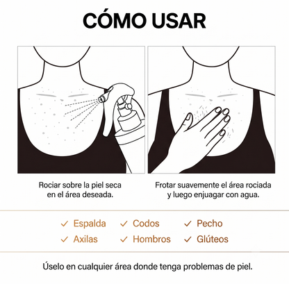 Spray Dr. Melaxin® Exfoliante Corporal para Zonas Oscuras